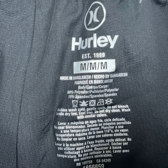 Hurley Mens Reg Fit Swim Shorts Navy/Blue/White Medium UPF50+ a0105 - Picture 4 of 6